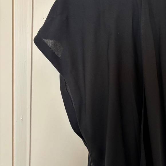 DIANE von FURSTENBERG SILK WRAP DRESS SIZE 8 BLACK - Picture 5 of 8